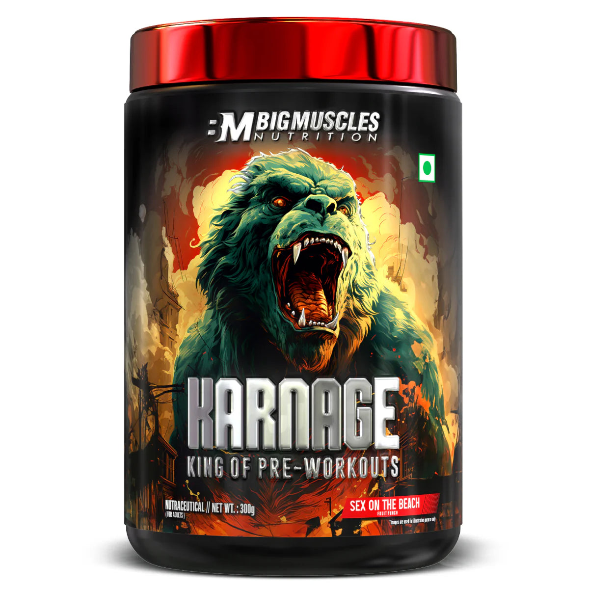 Big Muscles Karnage Pre Workout Red