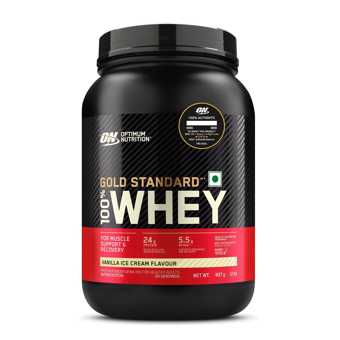 GOLD STANDARD 100% WHEY PROTEIN 2LB (907G)