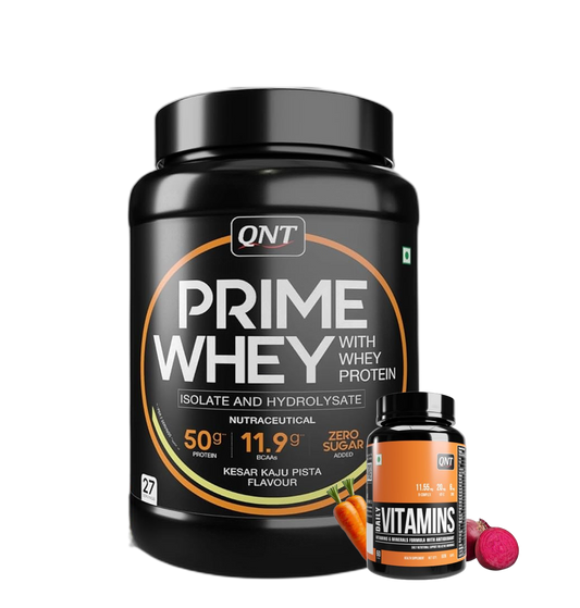 QNT Combo - 1kg Prime Whey, Multivitamin