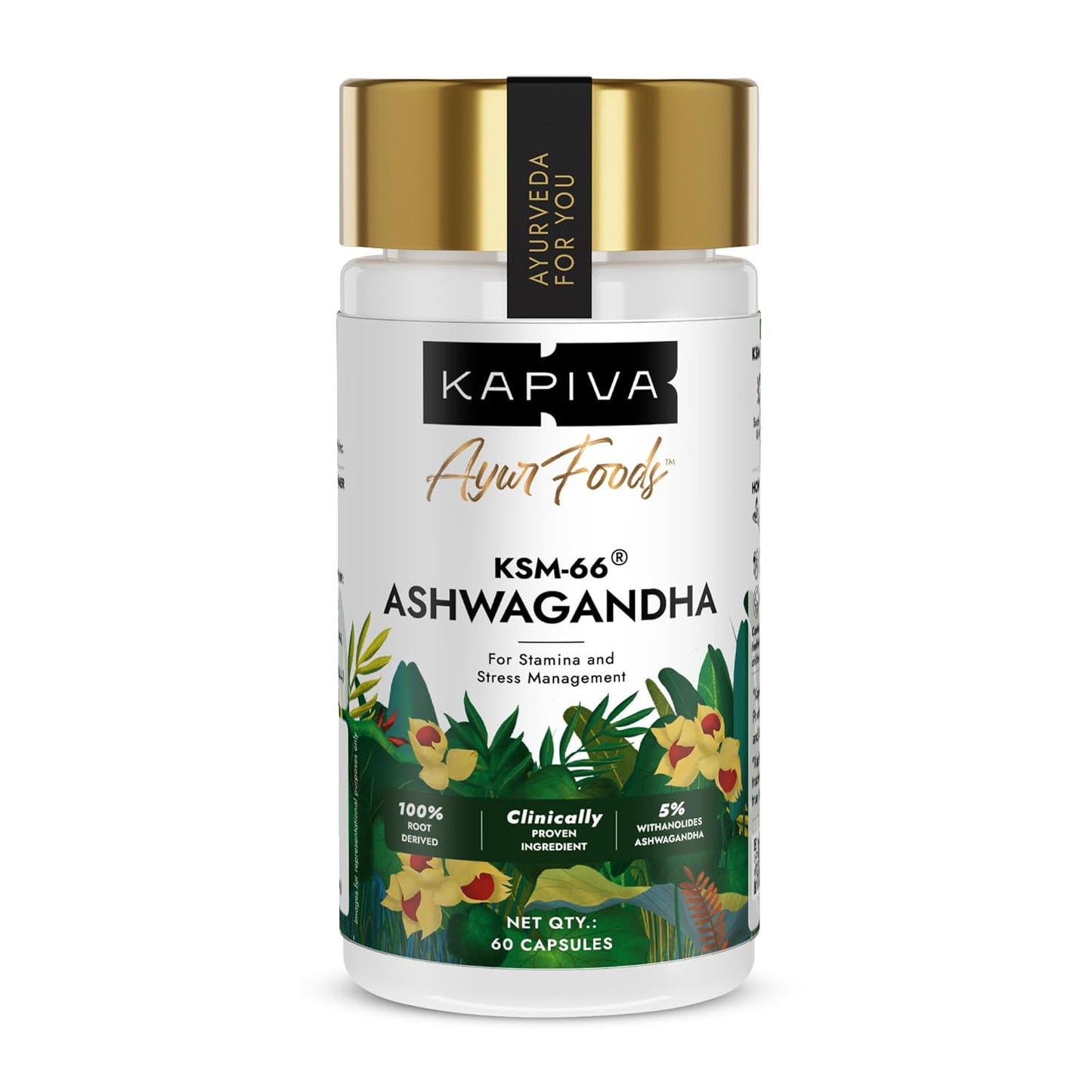 KAPIVA KSM -66 ASHWGANDHA 60N
