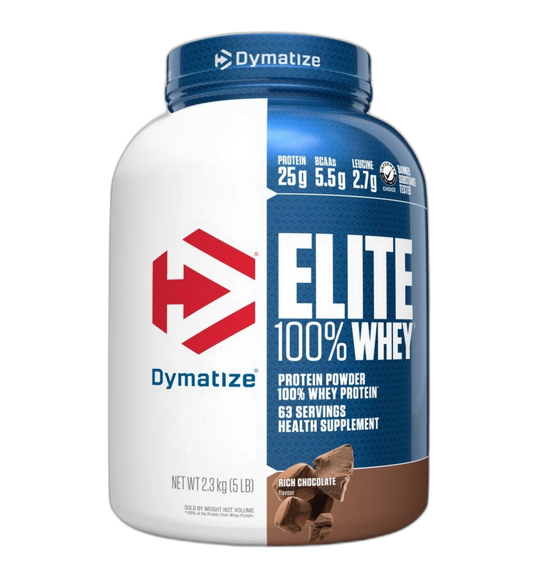 Dymatize Elite Whey Protein - Rich Chocolate 5lbs