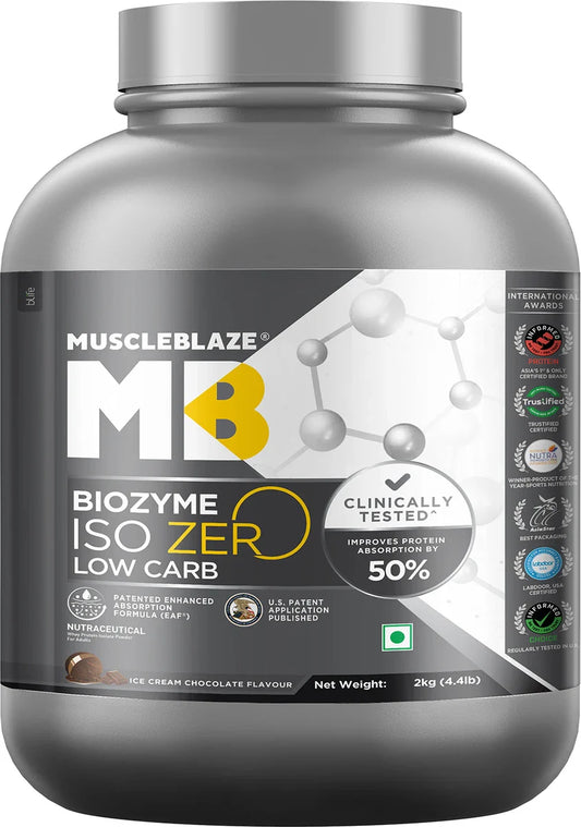 Muscleblaze Biozyme Whey Iso Zero - Chocolate 2kg