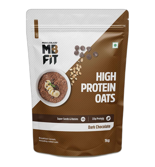 Muscleblaze High Protein Oats - Chocolate  1kg