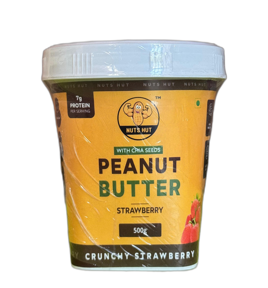 Nuts Hut Peanut Butter with Chia Seeds - Strawberry 500g
