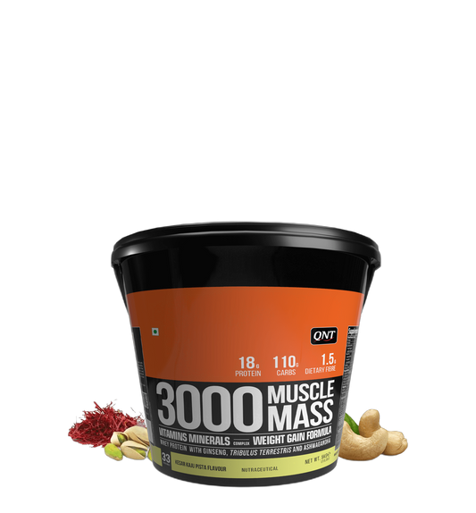 QNT 3000 Muscle Mass Gainer - Choco Almond 5kg