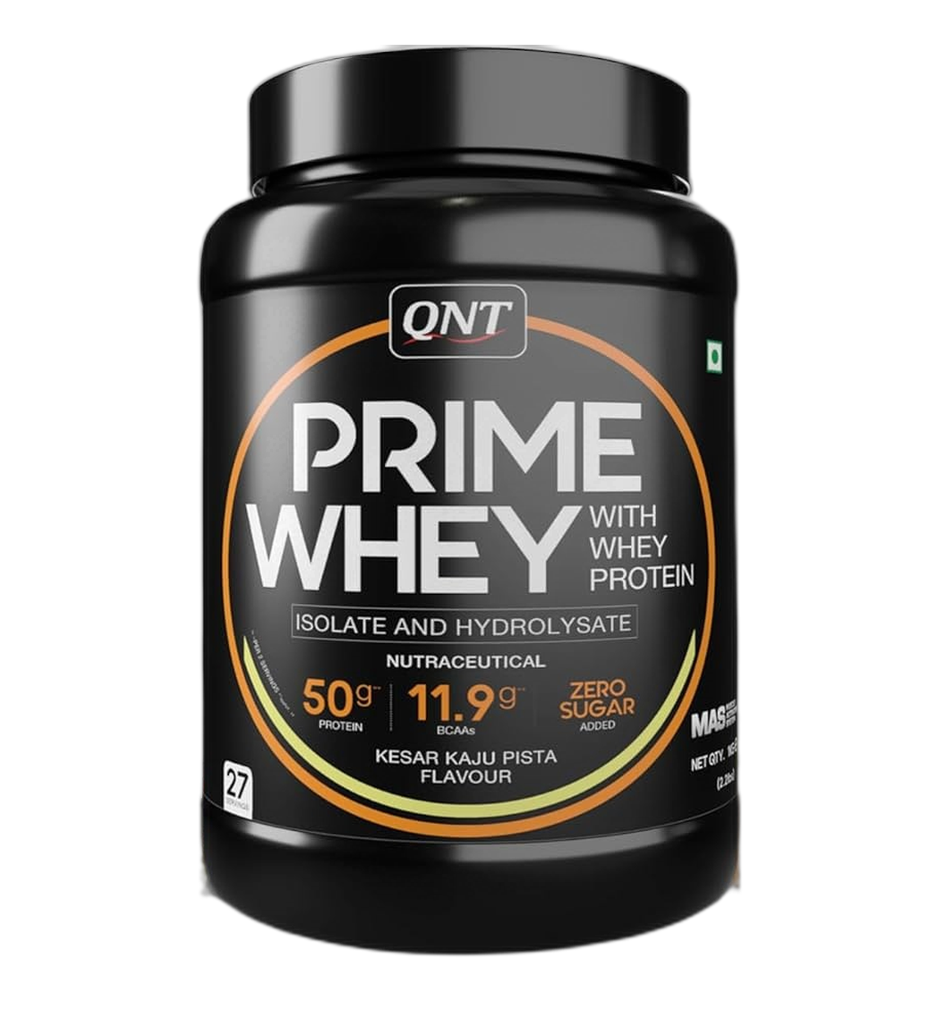 QNT Prime Whey - Kesar Kaju Pista 1kg